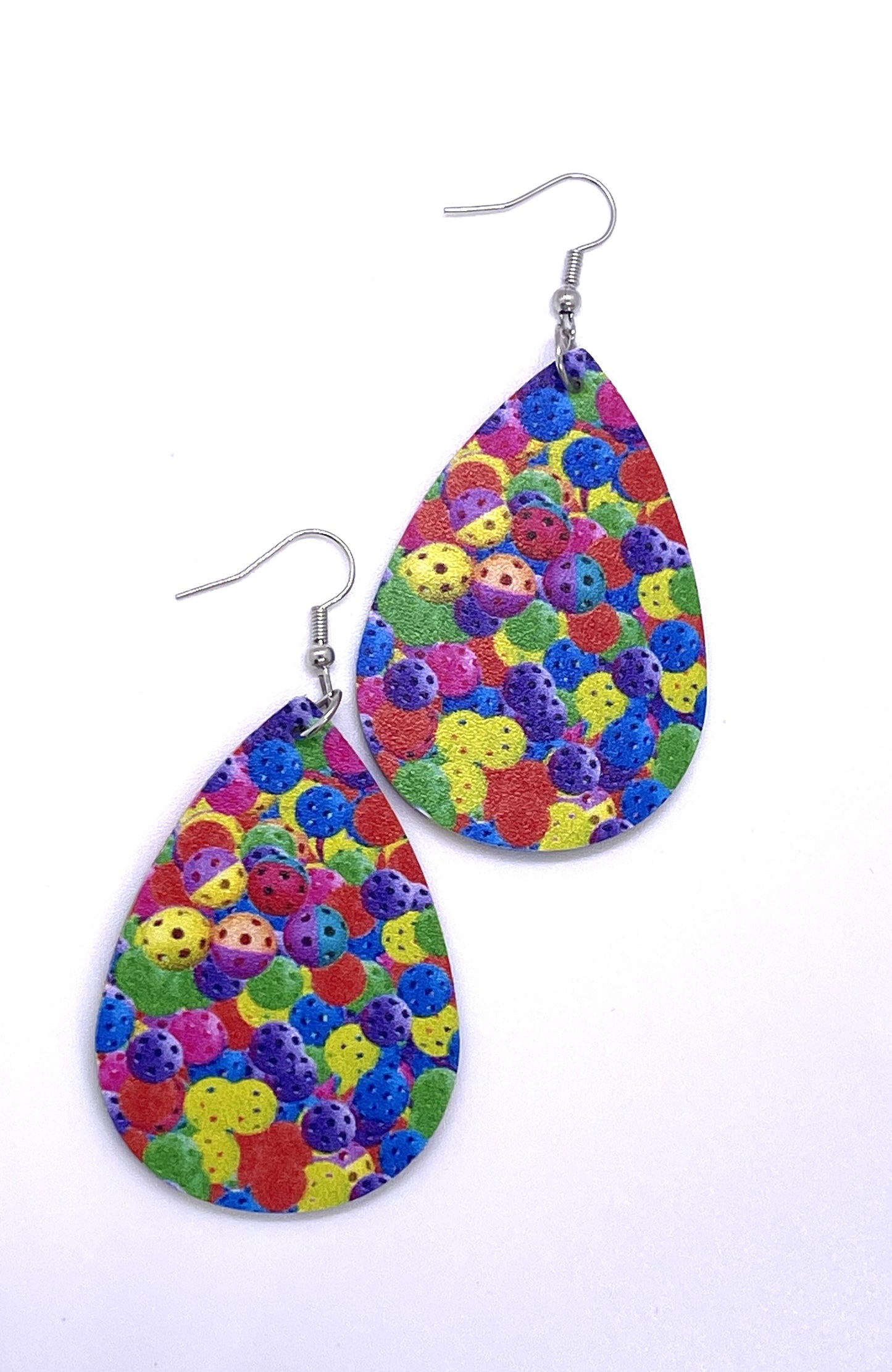 Colorful Pickleball Earrings