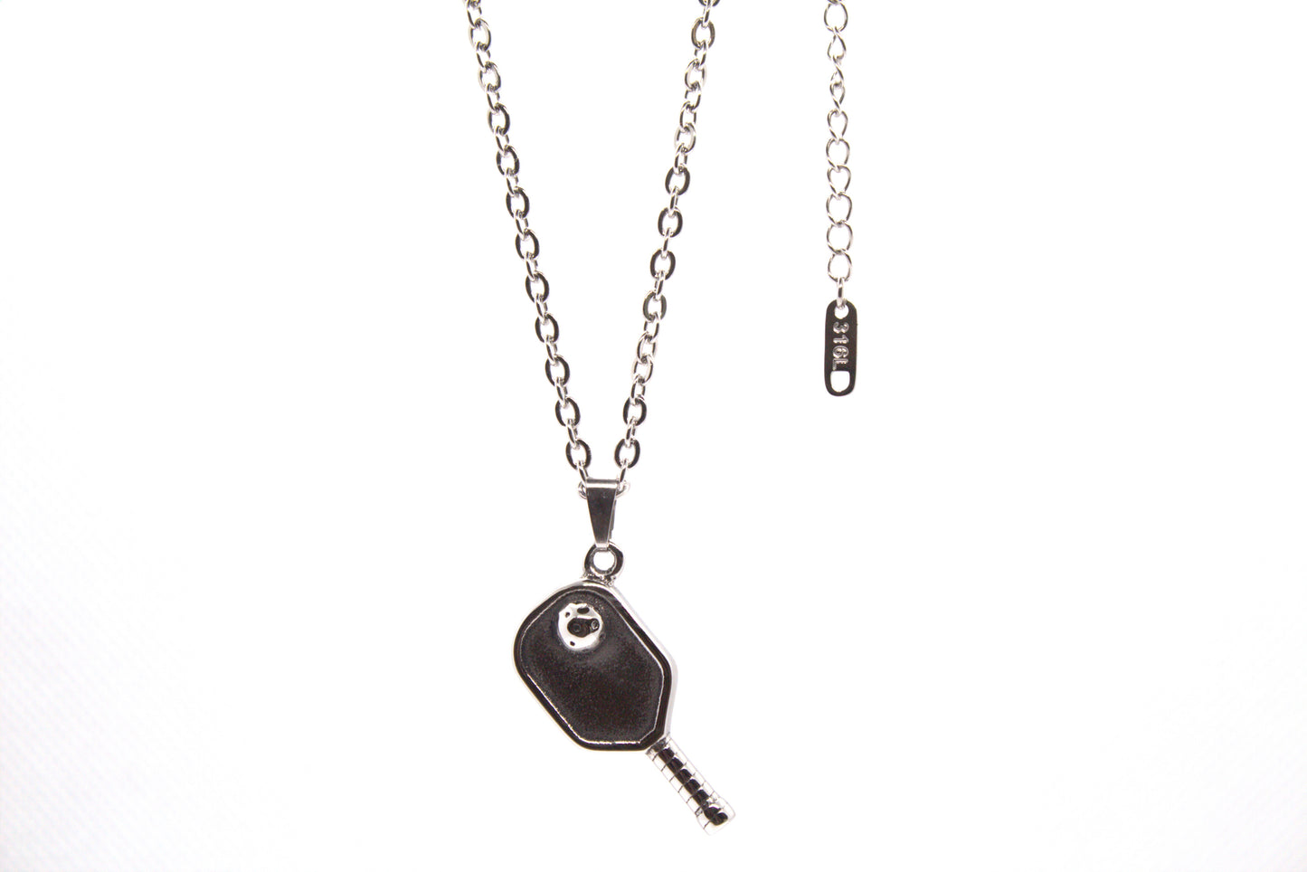 Game On! - Men's Pickleball and Paddle 316L Necklace